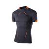 Men Casual Sports T-shirt Slim Fit Gym Sport Quick Dry Breathable Comfortable Outdoor Running Contrast Color Print Tee