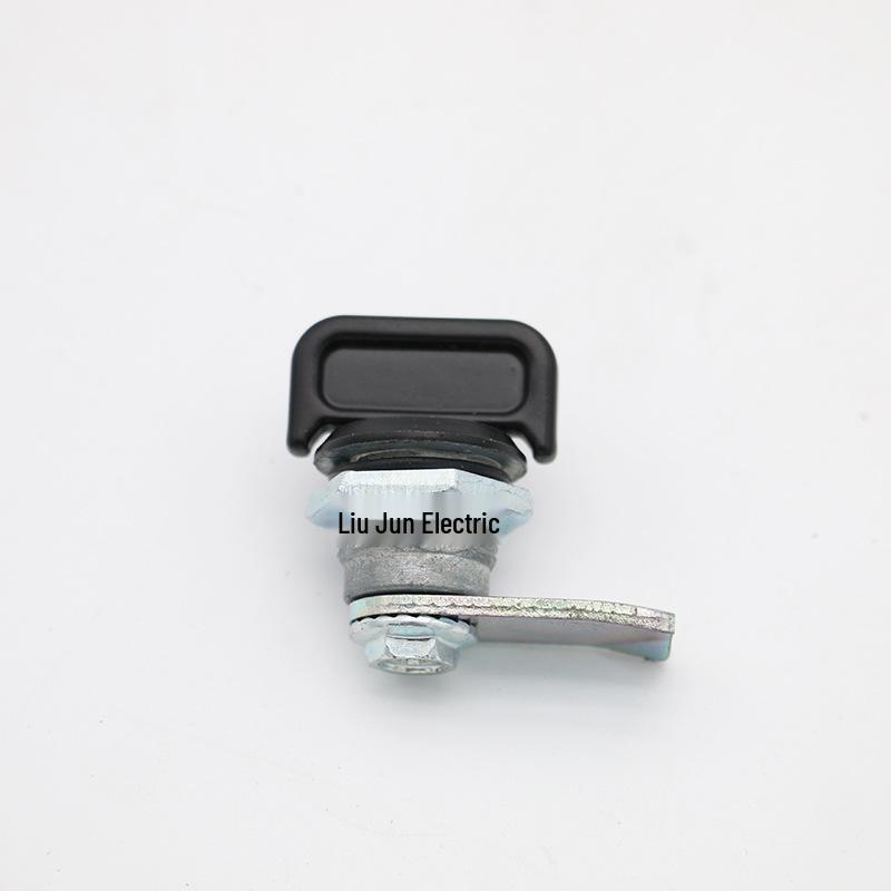 Black Rotary Cam Lock MS845-3 - Industrial T-Handle for Electrical and Chassis Cabinets