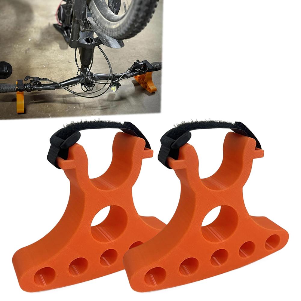 1 Pair Bicycle Repair Handle Bracket Lightweight Bike Repair Stand Bicycle Handlebar Clamp for Cyclists
