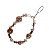 Stylish Sturdy Beaded Lanyard With Autumn Leopard Designs For Keys Bags And Personalize Gifts