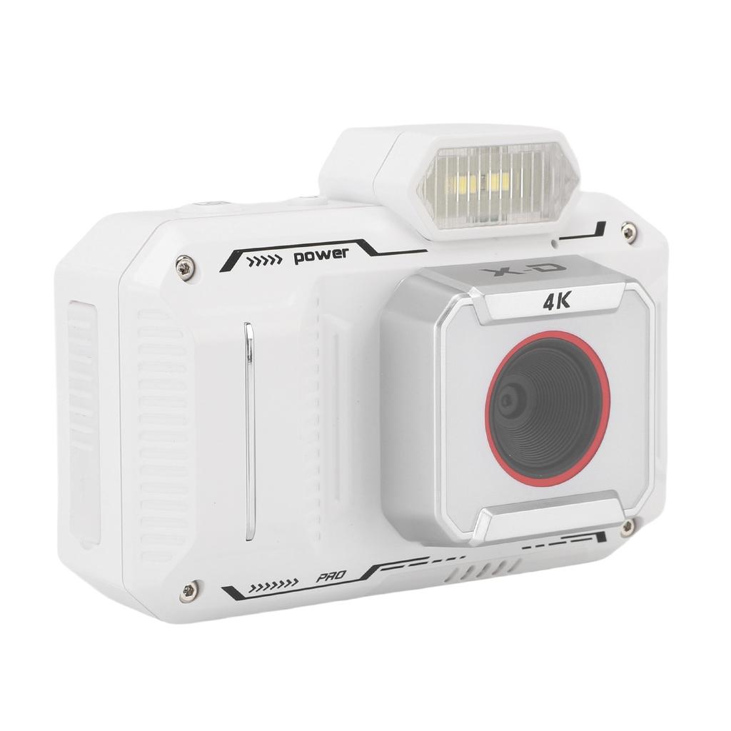 4K Digital Camera Auto   65MP Vlog Camera with 18x Digital Zoom LED Flash 2.88 Inch HD Screen for Photography Travel