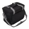 Lunch Bag Black 15L Collapsible Adjustable Strap Leakproof Handle Insulated Lunch Bag for Camping