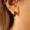 Black Awn Fashion Classic Black Hoop Earrings for Women Ladies Hoop Earrings