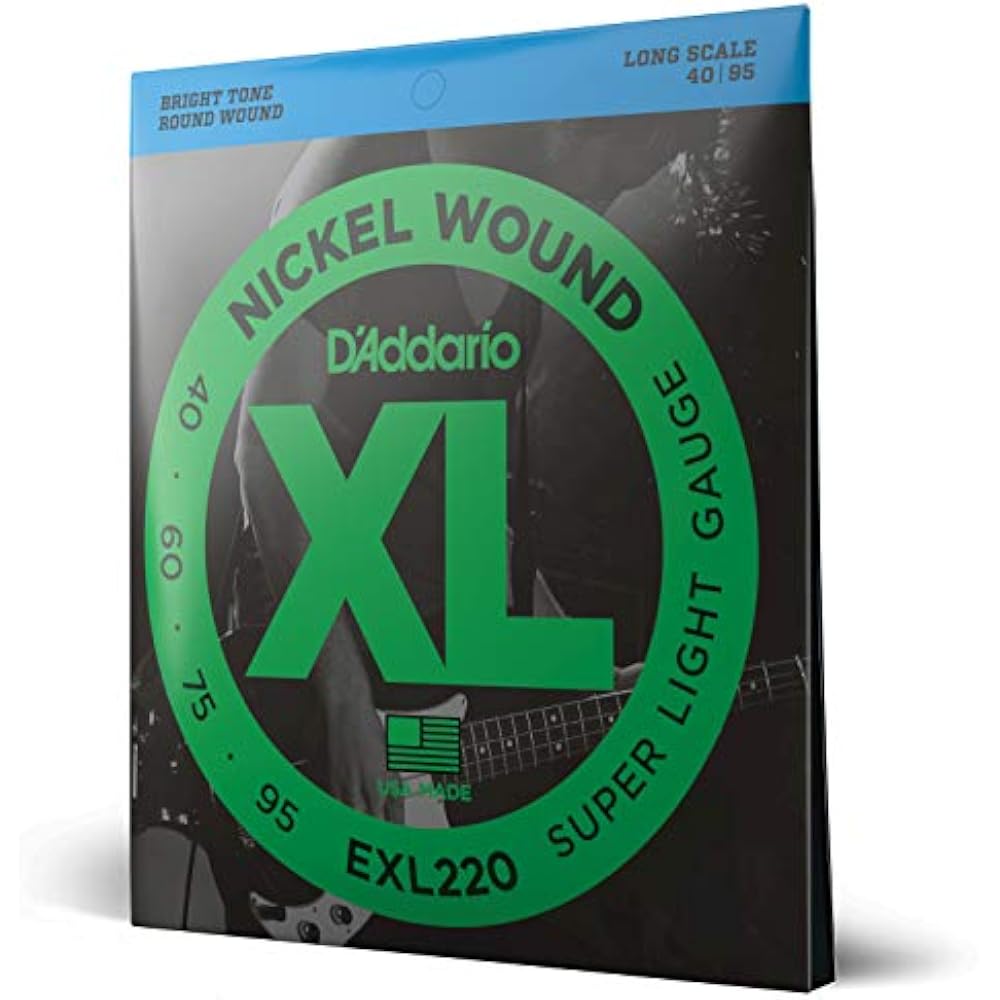 D Addario Daddario Bass String Nickel Long Scale .040-.095 EXL220 [Domestic Genuine]
