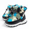 Kids' Waterproof Winter Snow Boots with Drawstring and Plush Lining