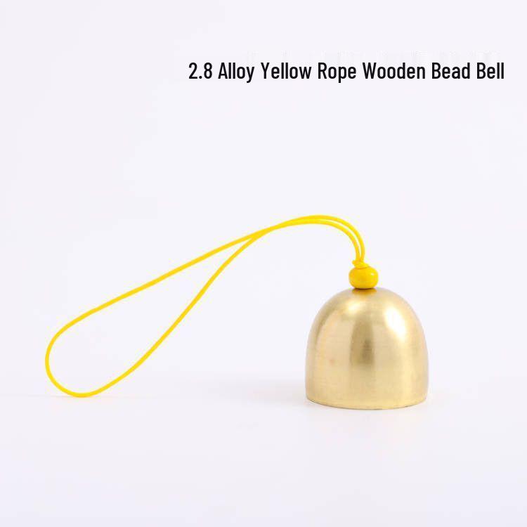 Brass and Copper Wind Chime DIY Accessories with Clapper - Small Metal Christmas Bells