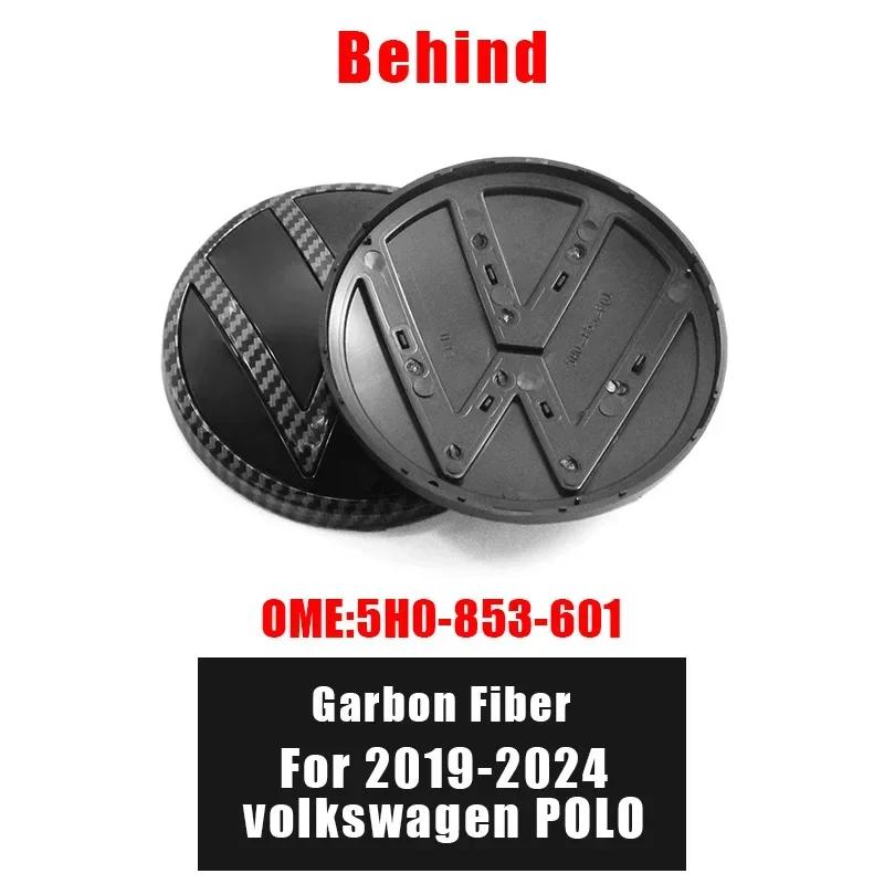 

Valve Stems Caps New Volkswagen VW Interior Stickers 1Pc 139mm 110mm 5H0853601D VW Car Logo Emblem Hood Front And Rear Tail VW POLO 2019-24