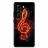 Per Custodia Infinix Hot 50 5G Fiori Morbido Silicone TPU Antiurto Custodie per Telefono per Infinix X6720 Animali Lupo Cool Copertura Protettiva