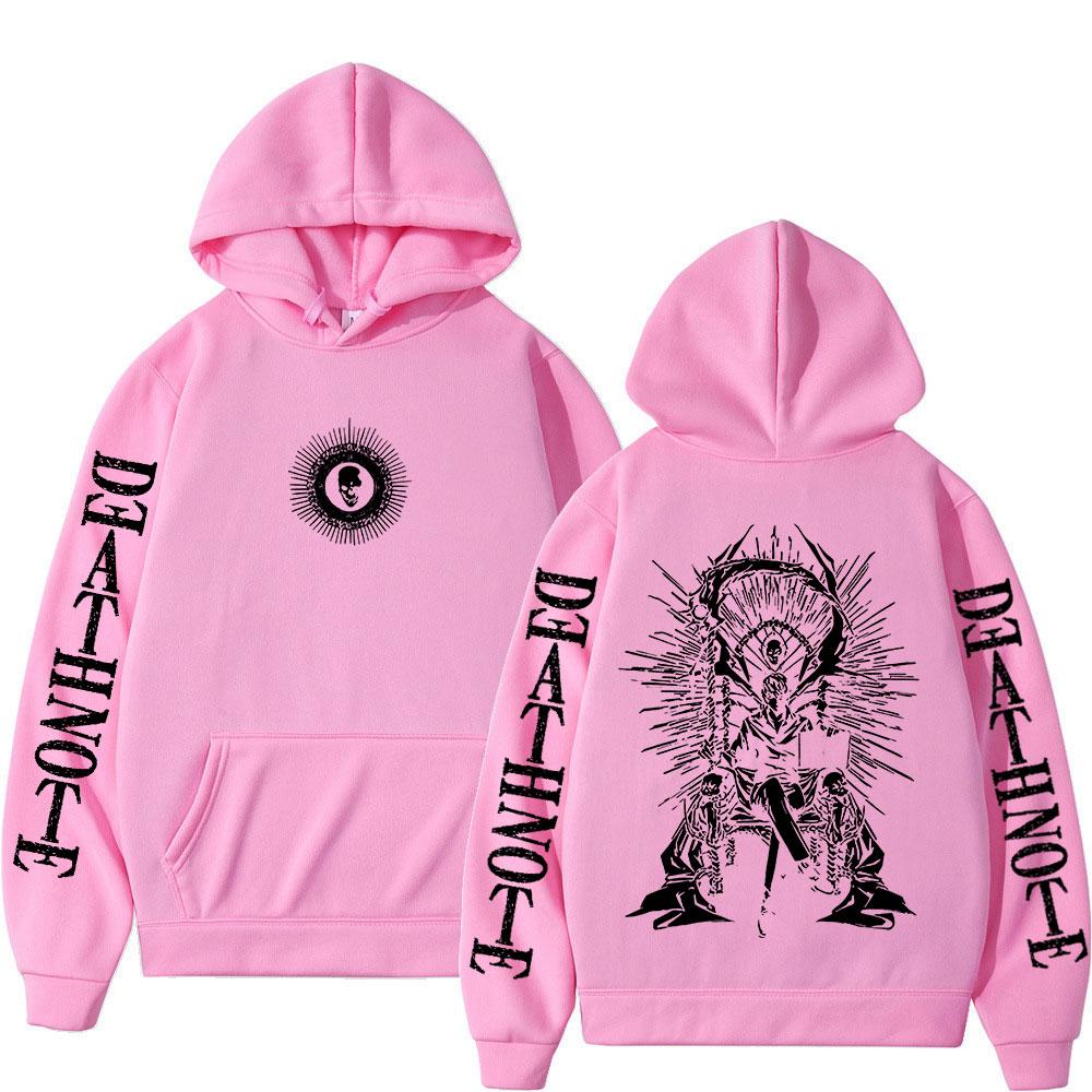 Anime Death Note Hoodies Yagami Light L·Lawliet Gothic Sweatshirt Herren Damen Kleidung Mode Langarm Pullover Streetwear
