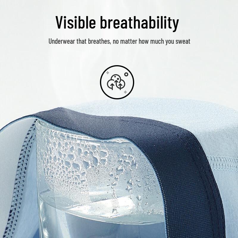 Teen Boys' Pure Cotton Antibacterial Boxer Briefs 4-Pack