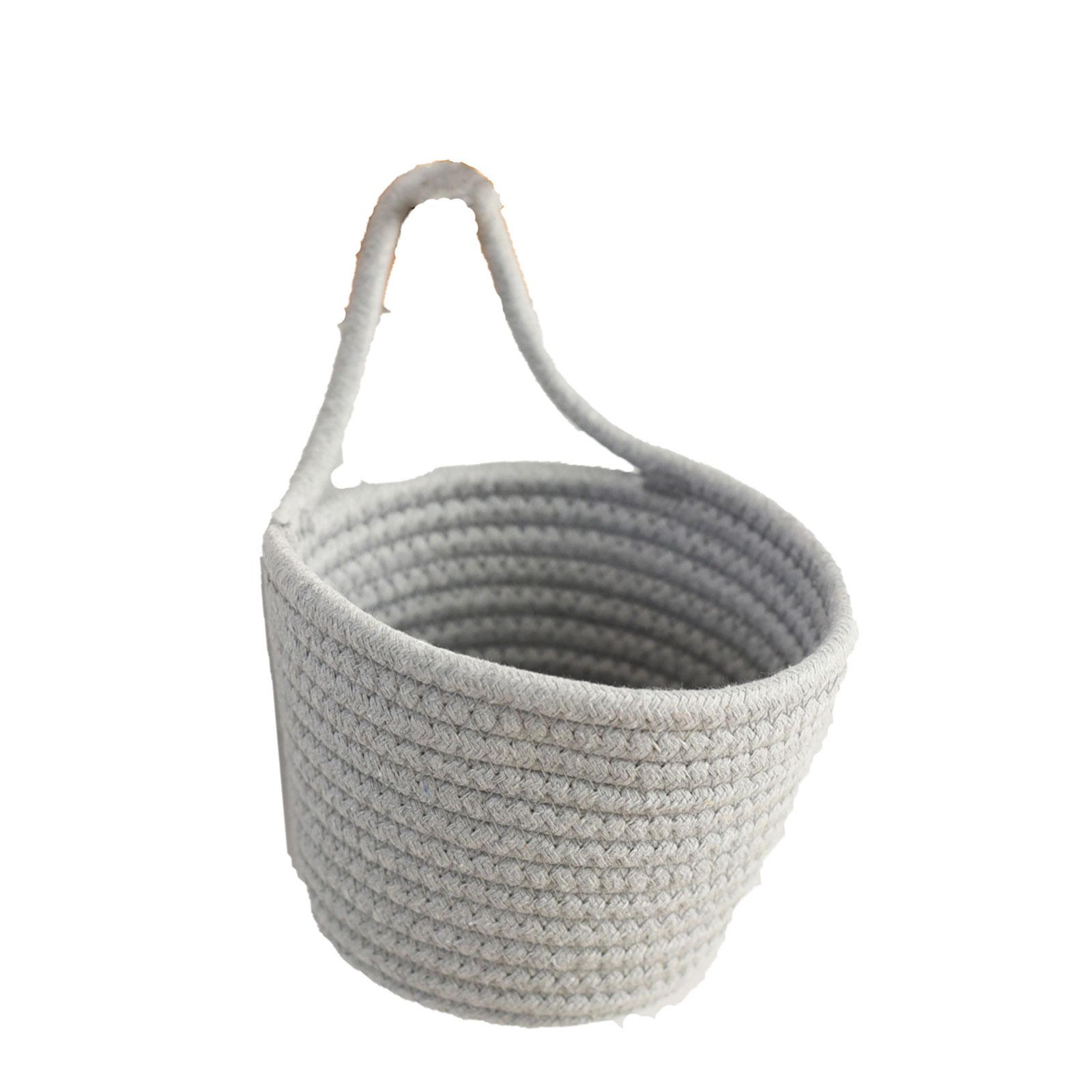 

Подвесная корзина для фруктов для кухни Круглые подвесные корзины Настенные корзины Плетеная вручную подвесная корзина для растений Декор