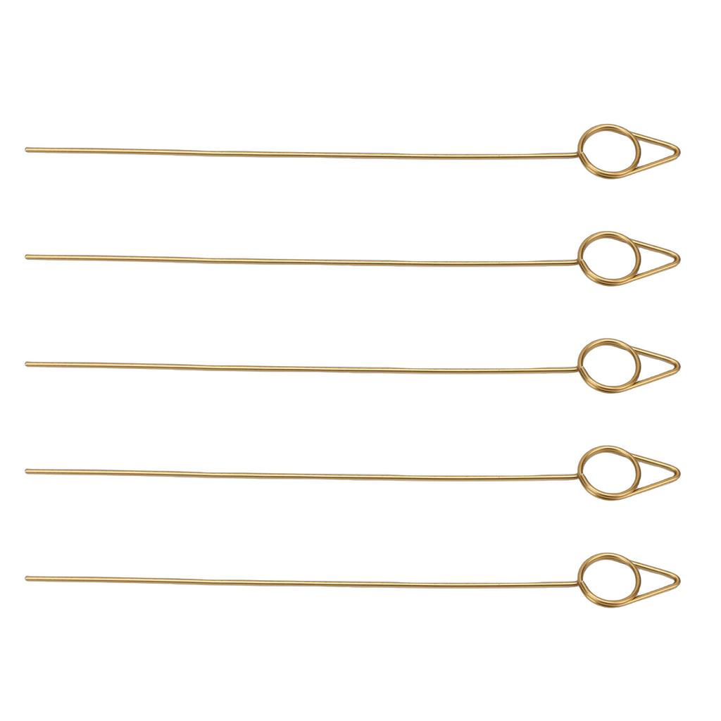 40 PCS Floral Card Holder Picks Gold Cone Shaped Gift Card Bouquet Holders for Photos Memo 150MM