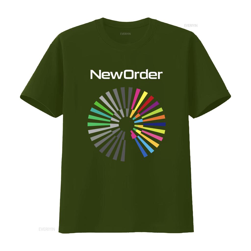 New Order Band T Shirt Full Sizes S 5XL Multicolor Retro Design  Vintage Washed Casual Designer Clothes Breathable Homme