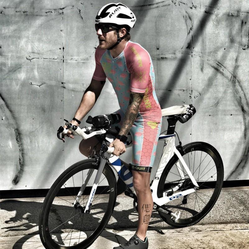 Men Women Triathlon Cycling Suit One-Piece Race Wear Winter Thermal Compression Outfit
