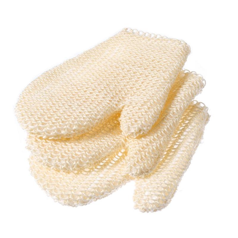Friendly Bath Exfoliator Gloves Soft Sisal Fiber For Sensitives Skin Gentle Cleansings And Body Care