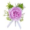 Simulated Rose Wrist Corsage Artificial Rose Wedding Boutonniere for Groom Bridesmaid Wedding Bridal Showers Proms