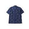 A BATHING APE Shirts Unisex Dark Blue Moderate Hawaii 7G30-131-007