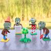 Non-Toxic Plants Vs Zombies Blocks Small Cartoon Mini Building Block Peashooter Sunflower Chomper Assemble Action Model Doll Toy For Kids