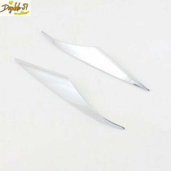 For Chevrolet Equinox 2017-21 Chrome Front Fog Lamp Light Eyebrow Cover Trim New