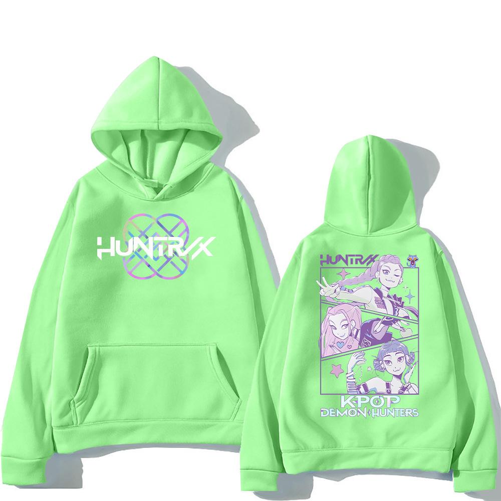 KPop Demon Hunters Hoodies Merch Kpop Men Women Sweatshirt Fashion Versatile Streetwear Oversized Y2K Pullovers Trends Anime Top