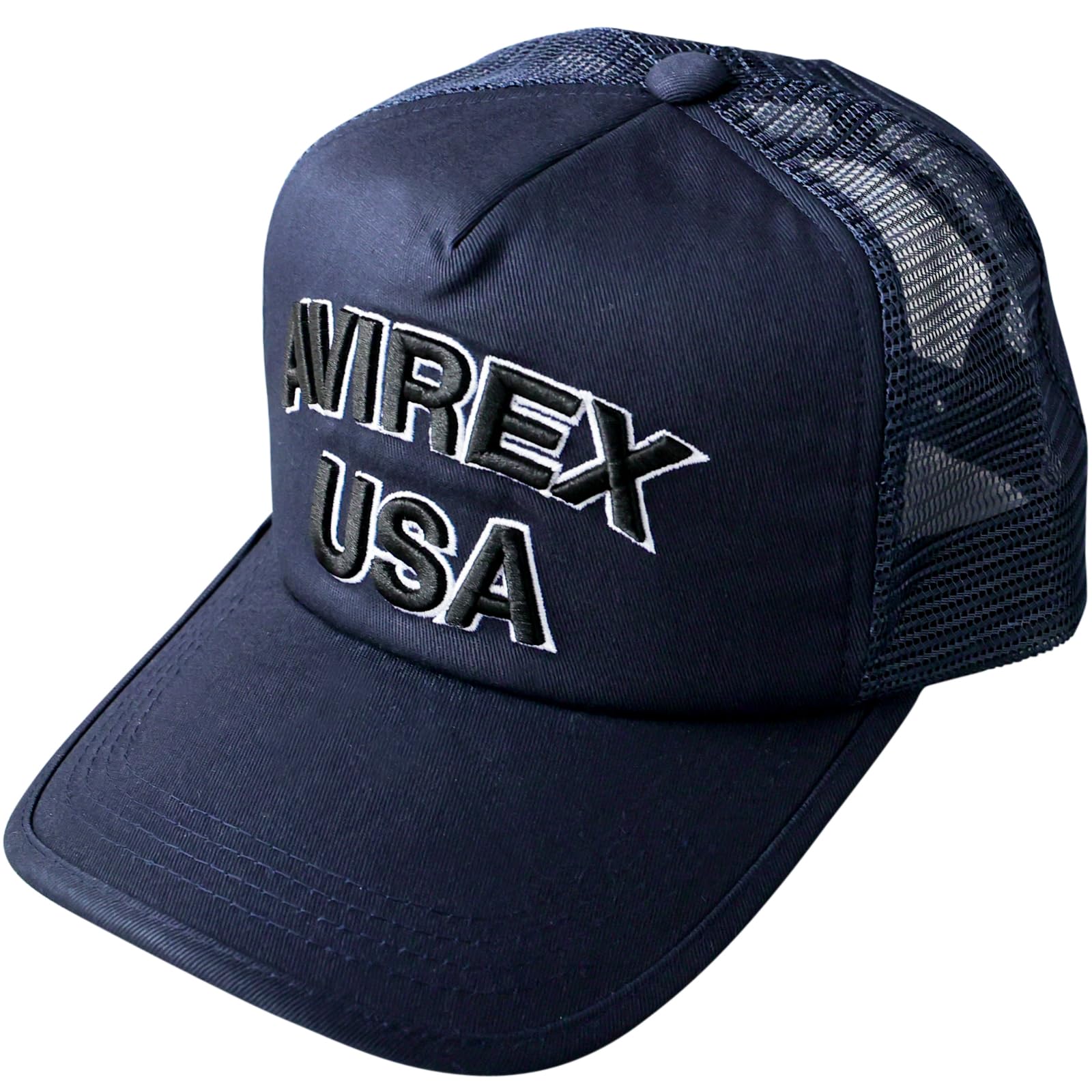 

Avirex Standard Military Mesh Available in 2 XL and LL USA Men s Cap, Sizes (XL (62cm), Navy)