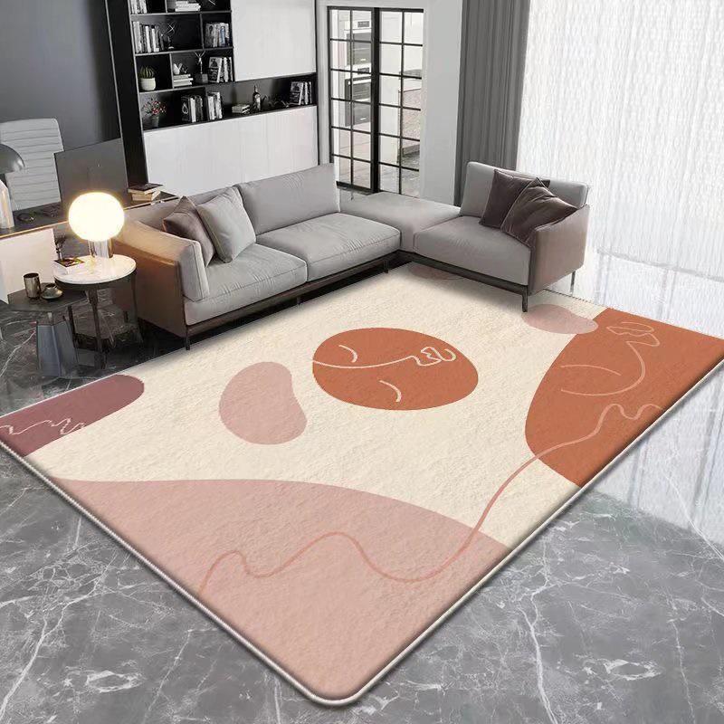Minimalist Cross-Border Luxury Carpet for Living Room and Bedroom, Full Coverage, Simple Style
