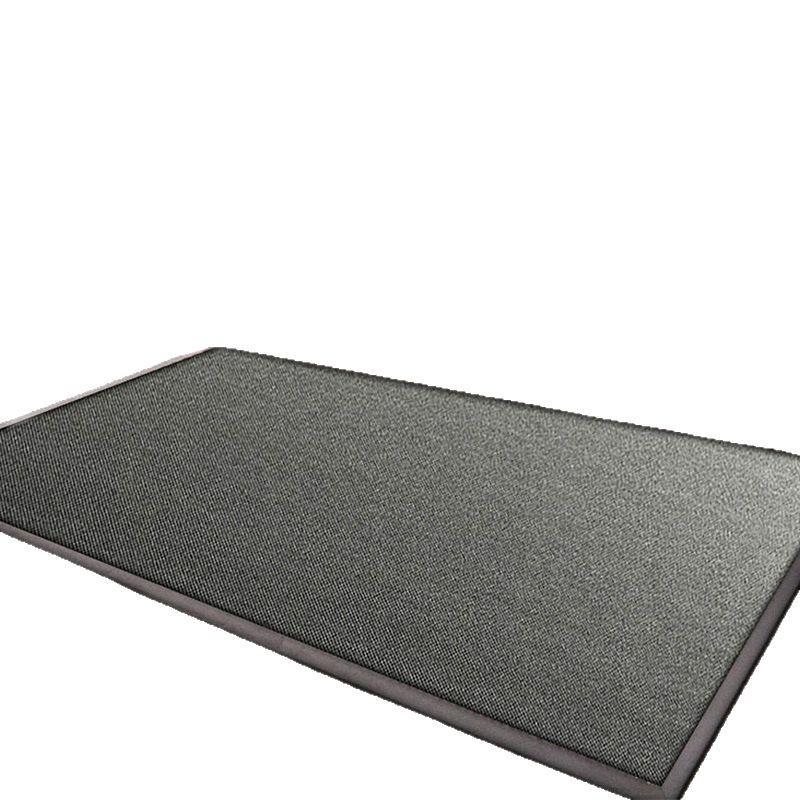 Gray Anti-Slip Commercial Entrance Mat: Wear-Resistant, Thickened Welcome Mat for Entry Doors