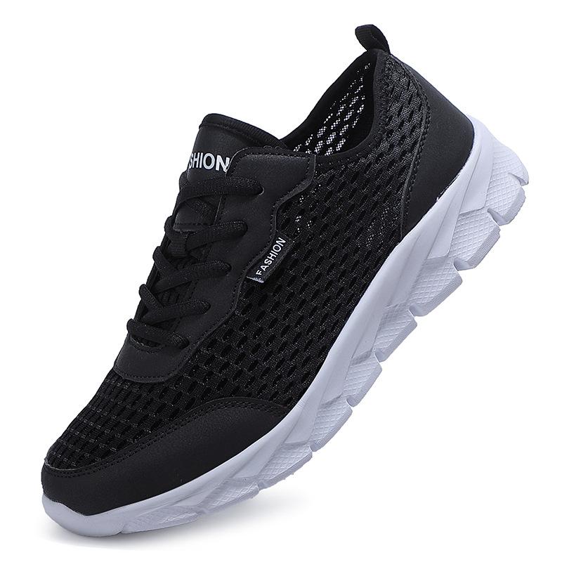 Fashion Summer men's breathable sports shoes men's mesh casual shoes soft soled mesh running shoes student trend