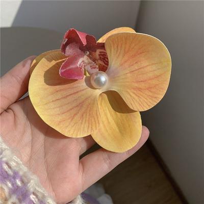 2pcs Phalaenopsis Pearl Hairpin