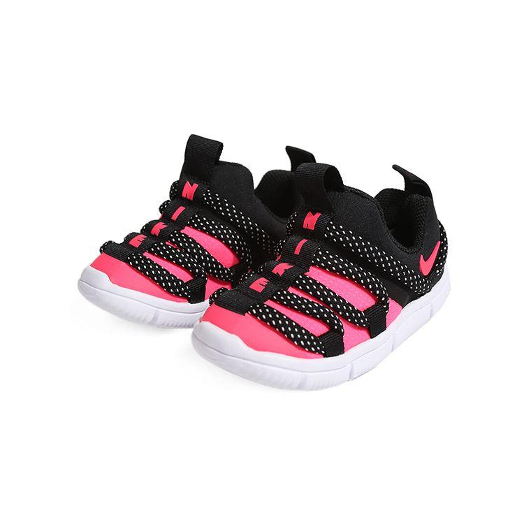 Nike Novice Lightweight Breathable Non-Slip Shock Absorbing Low-Top Casual Shoes Kids Sneaker Black Pink AQ9661-002