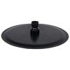 Rain Shower Head Stainless Steel 20 cm Round Black