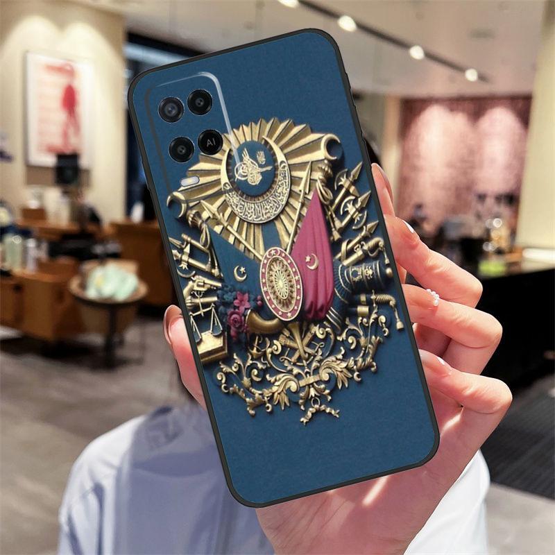 Ottoman Empire Coat Of Arms Case For Oppo A94 A74 A54 A18 A38 A58 A78 A98 A40 A60 A80 A16 A76 A96 A15 A17 A77 A57S Cover
