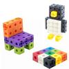 100Pcs Linking Cubes Counting Cubes, Colorful Math Cubes, Math Manipulatives Classroom Learning Supplies Activities Toys (Clas 5