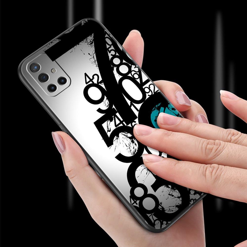 Phone Case For Oneplus 13R 13 12 10T 11 R10 Nord N100 N200 N10 9 9R CE 2 3 Z Pro Lite 5G Soft TPU Cover Number Pattern Funda Bag