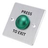 Door Release Button Stainless Steel 12‑24V Push to Exit NO NC COM Switch Access Control Panel