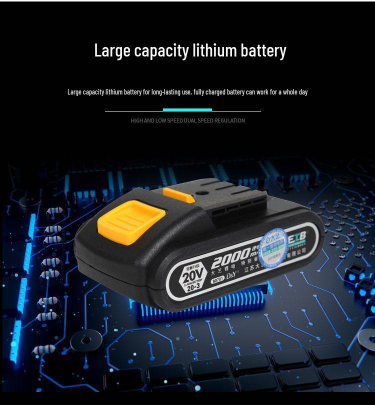 Genuine Dayi 12V/16V/20V Handheld Electric Drill & Screwdriver with Lithium Battery