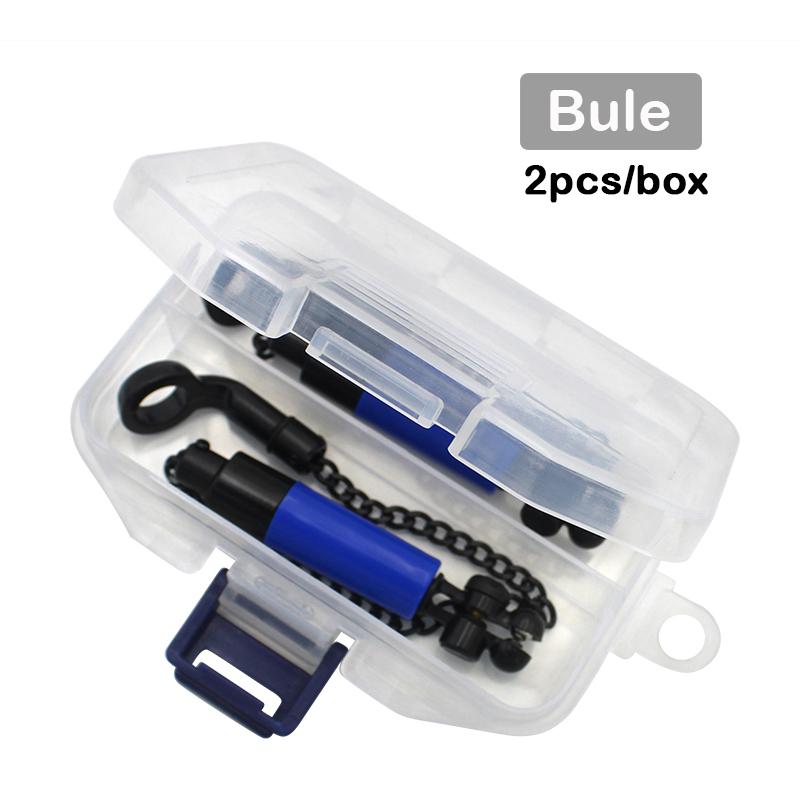 2 шт./кор. катушки для ловли карпа, свингеры, индикатор поклевки, сигнализация, металлическая цепочка, 4 цвета, сигнализация поклевки, рыболовные инструменты для удочки, аксессуары для снастей