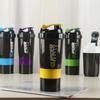 3 Layers Shaker Protein Bottle Powder Shake Cup Water Bottle Plastic Mixing Cup Body Building Exercise Bottle