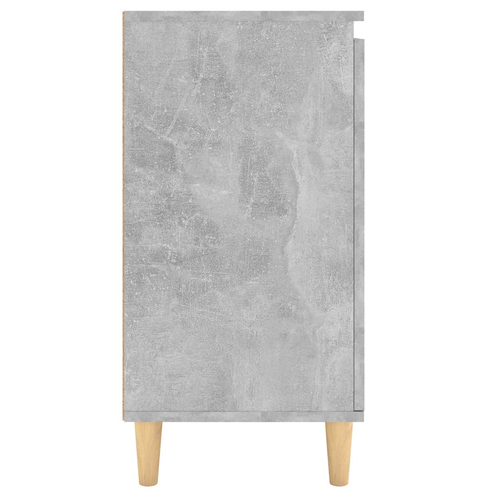 Vidaxl Szafka Z Nóżkami Z Drewna, Szarość Betonu, 60X35X70 Cm