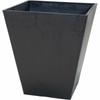 Plant Pot Mega Collections Ecostone Square Black Noir Plastic Recycled 48 X 57 Cm