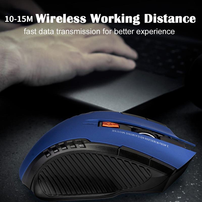 2,4 GHz Drahtlose Maus Optische Mäuse mit USB Empfänger Gamer 1600 DPI 6 Tasten Maus für Computer PC Laptop Zubehör