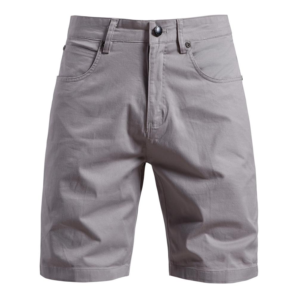 Yoghurt Nieuwe Zomer 100% Katoen Heren Casual Shorts voor Hoge Kwaliteit Taille Comfortabele Slim Fit Shorts voor Mannen 32 lichtgrijze kleur