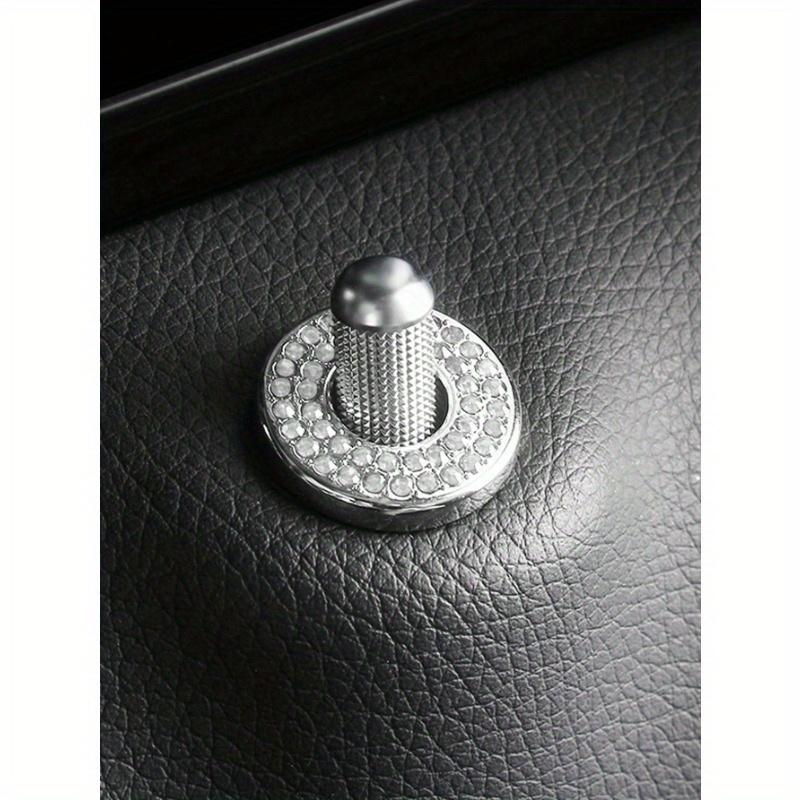 4pcs White Car Interior Door Lock Cover Ring Trim Accessories Fit for Mercedes Benz C-class C200l Glc260 C260l