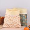 Beeswax Linen Bread Bag For Homemade Bread Eco Friendly Food Storage Bags Reusable Bread Bags