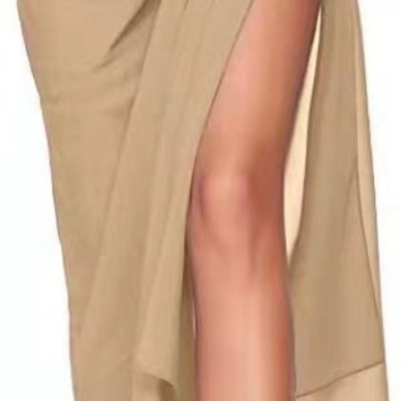 Long mesh beach wrap dress, sexy bikini one-piece scarf for women