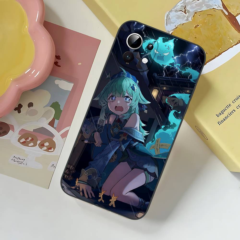

Чехол для телефона Honkai Star Rail Huohuo Тонкий Черный Ударопрочный Плотно прилегающий Для Xiaomi 12,11,12S Ultra & Redmi Note 11,10T,9,9A,8Pro,8T,5G RedmiNote11 5G
