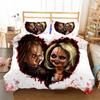 3D-Druck Horrorfilm Chucky Bettwäsche-Set Kissenbezug Bettbezug Doppel Einzel Voll Queen King Erwachsene Kinder Deckenbezug