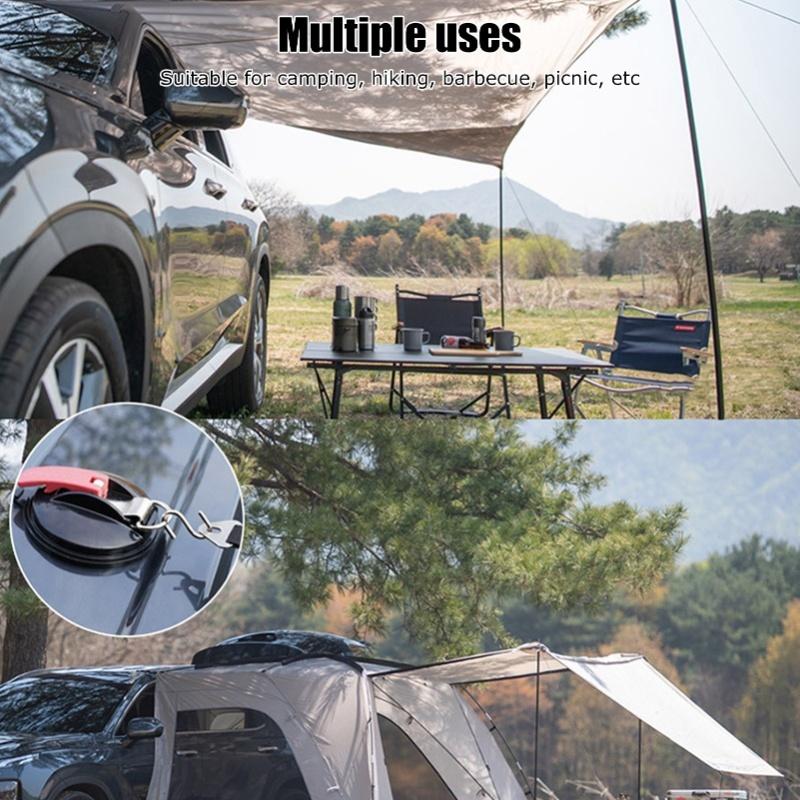 Strong Vacuum Suction Cup For Picnic Rope With Tent Canopy Hook Luggage Strap Holder