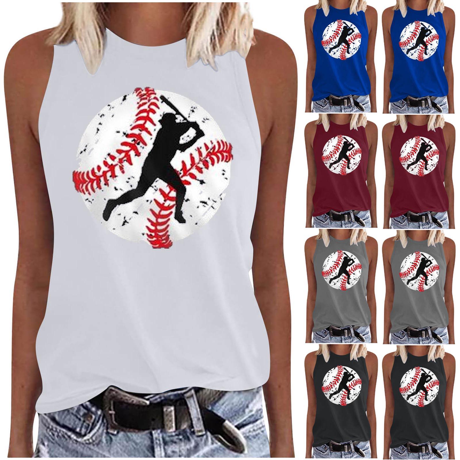 

Женские рубашки без рукавов с принтом, пуловеры, футболки с круглым вырезом