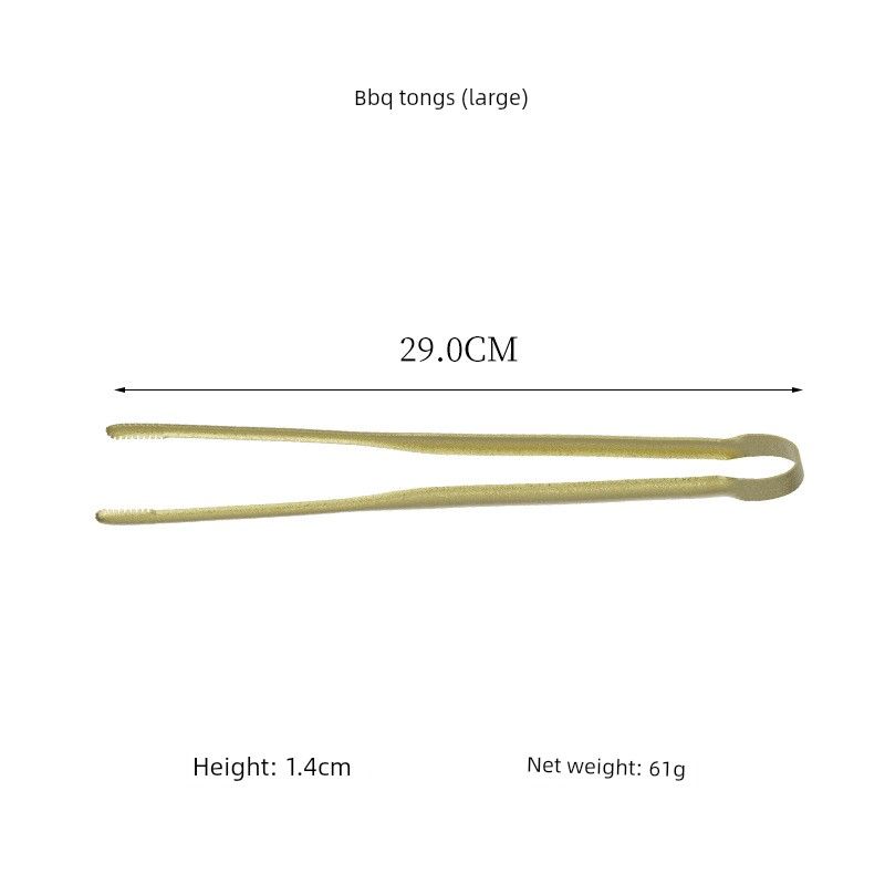 Retro Barbecue Tongs 304 Stainless Steel Tongs Food Tongs Steak Tongs Barbecue Tongs Korean Barbecue Utensils